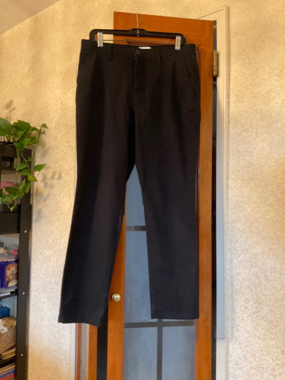 H & M black straight leg pants